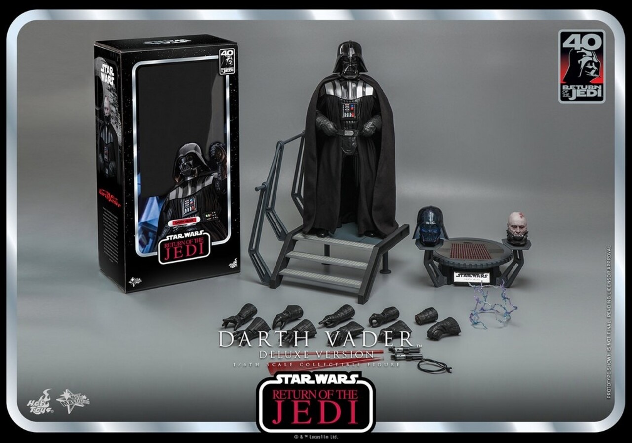 Hot Toys Star Wars: Return of the Jedi 40th Anniversary Action Figure 1/6 Deluxe Version Darth Vader 35 cm Hot Toys Star Wars: Return of the Jedi 40th Anniversary Action Figure 1/6 Deluxe Version Darth Vader 35 cm