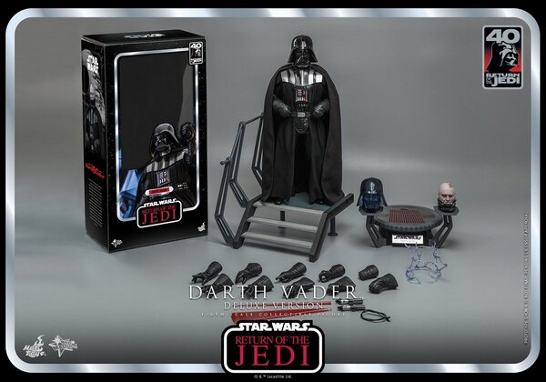 Hot Toys Star Wars: Return of the Jedi 40th Anniversary Action Figure 1/6 Deluxe Version Darth Vader 35 cm Hot Toys Star Wars: Return of the Jedi 40th Anniversary Action Figure 1/6 Deluxe Version Darth Vader 35 cm
