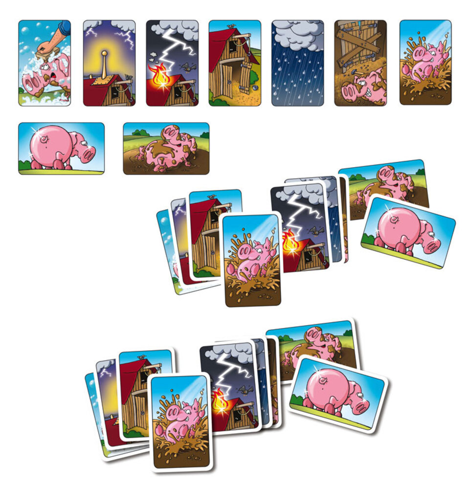 White Goblin Games Moddervarkens Kaartspel White Goblin Games Moddervarkens Kaartspel