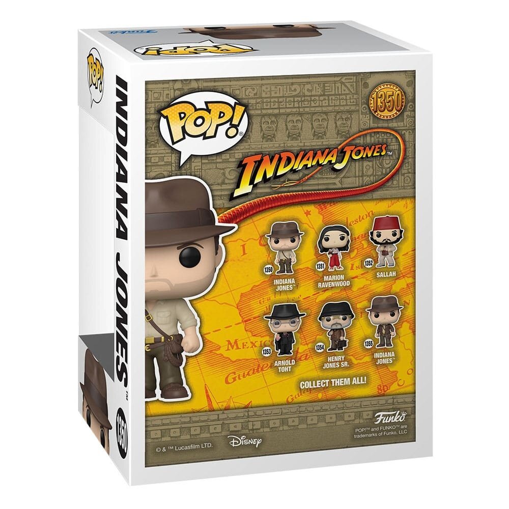 Funko Indiana Jones POP! Movies Vinyl Figure Indiana Jones #1350 Funko Indiana Jones POP! Movies Vinyl Figure Indiana Jones #1350