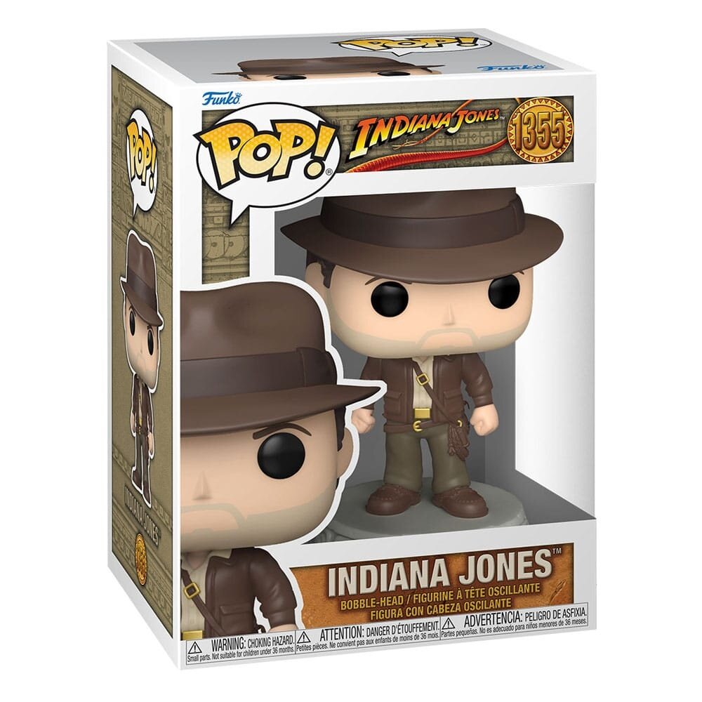 Funko Indiana Jones POP! Movies Vinyl Figure Indiana Jones w/Jacket #1355 Funko Indiana Jones POP! Movies Vinyl Figure Indiana Jones w/Jacket #1355