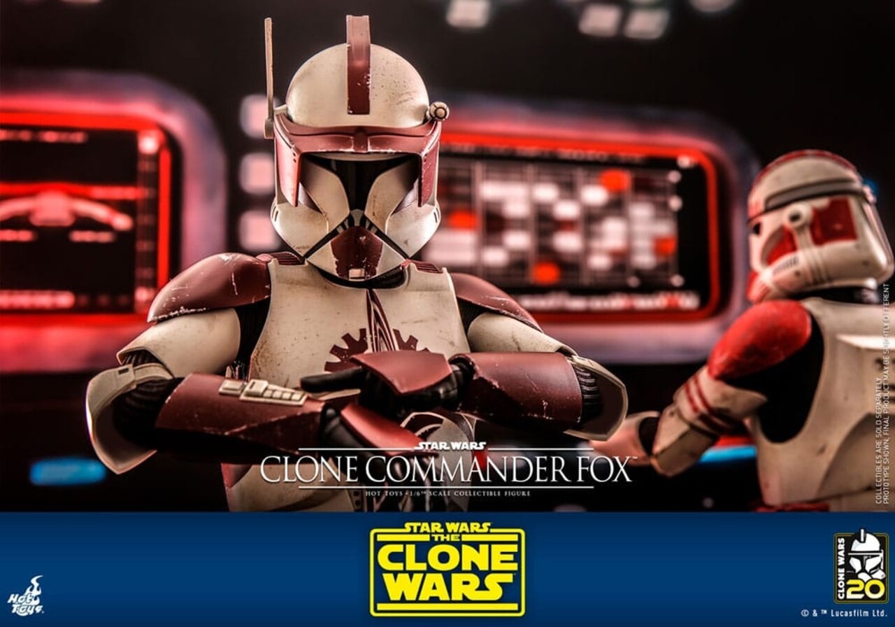 Hot Toys Star Wars: The Clone Wars Action Figure 1/6 Clone Commander Fox 30 cm Hot Toys Star Wars: The Clone Wars Action Figure 1/6 Clone Commander Fox 30 cm