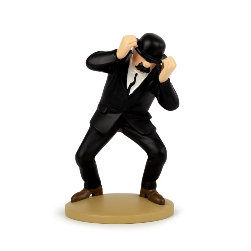 Tintinimaginatio Tintin Statuette Thomson with his Bowler Hat 11 cm