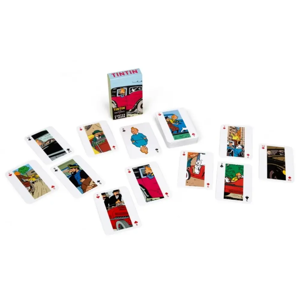Tintinimaginatio Tintin Playing Cards Tintin and the Cars