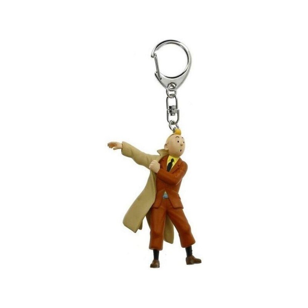 Tintinimaginatio Tintin PVC Keychain Tintin with Trenchcoat 5 cm Tintinimaginatio Tintin PVC Keychain Tintin with Trenchcoat 5 cm