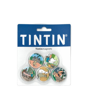 Tintinimaginatio Kuifje Set met 5 Magneten Tintinimaginatio Kuifje Set met 5 Magneten