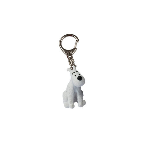 Tintinimaginatio Tintin PVC Keychain Snowy Sitting 3 cm
