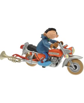 Plastoy Gaston on Bike Statue 16 cm Plastoy Gaston on Bike Statue 16 cm