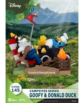 Beast Kingdom Disney D-Stage Campsite Series PVC Diorama Goofy & Donald Duck 10 cm Beast Kingdom Disney D-Stage Campsite Series PVC Diorama Goofy & Donald Duck 10 cm