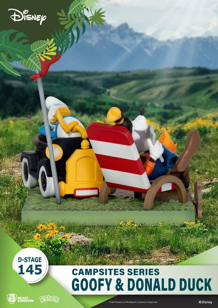 Beast Kingdom Disney D-Stage Campsite Series PVC Diorama Goofy & Donald Duck 10 cm Beast Kingdom Disney D-Stage Campsite Series PVC Diorama Goofy & Donald Duck 10 cm