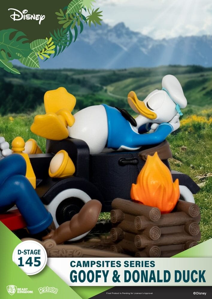 Beast Kingdom Disney D-Stage Campsite Series PVC Diorama Goofy & Donald Duck 10 cm Beast Kingdom Disney D-Stage Campsite Series PVC Diorama Goofy & Donald Duck 10 cm