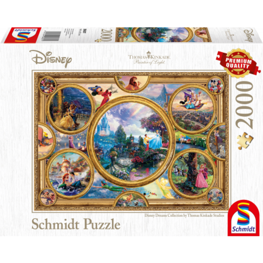 Schmidt Disney Dreams Jigsaw Puzzle Collectie (2000 pieces) Schmidt Disney Dreams Jigsaw Puzzle Collectie (2000 pieces)