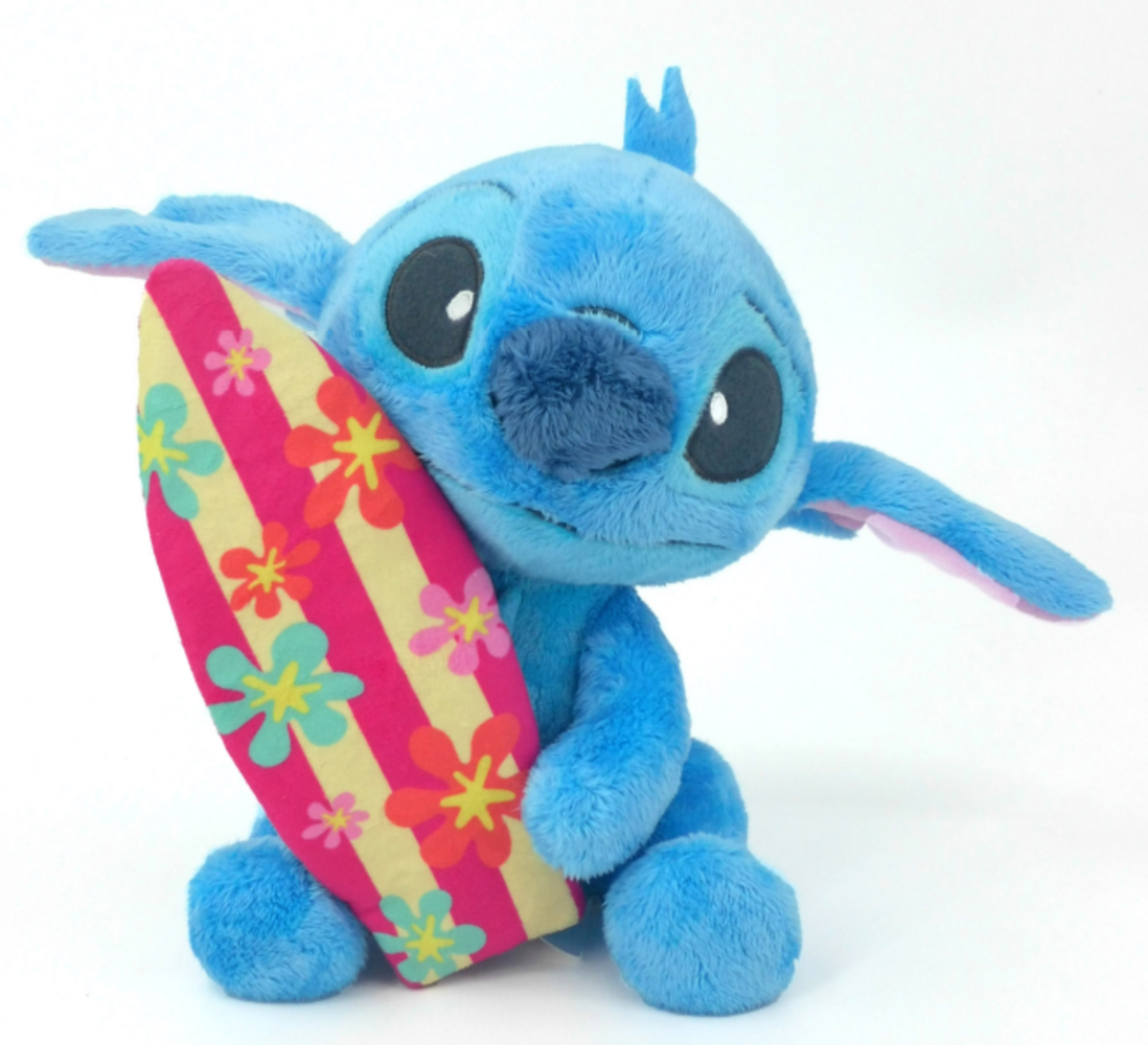 Simba Lilo & Stitch Knuffel Stitch met Surfbord 25 cm Simba Lilo & Stitch Knuffel Stitch met Surfbord 25 cm