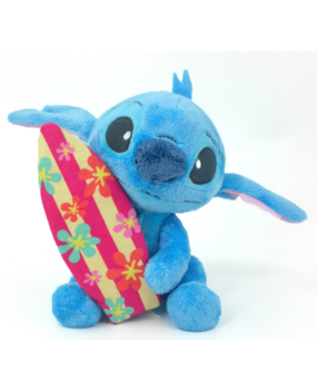 Simba Lilo & Stitch Knuffel Stitch met Surfbord 25 cm Simba Lilo & Stitch Knuffel Stitch met Surfbord 25 cm