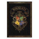 Blue Sky Studios Harry Potter A5 Notebook Black Colourful Crest