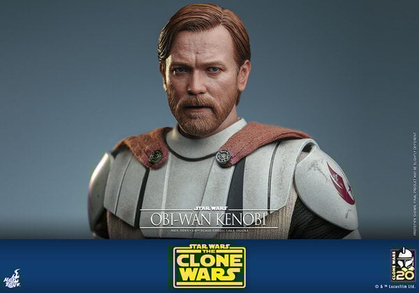 Hot Toys Star Wars The Clone Wars Action Figure 1/6 Obi-Wan Kenobi 30 cm Hot Toys Star Wars The Clone Wars Action Figure 1/6 Obi-Wan Kenobi 30 cm
