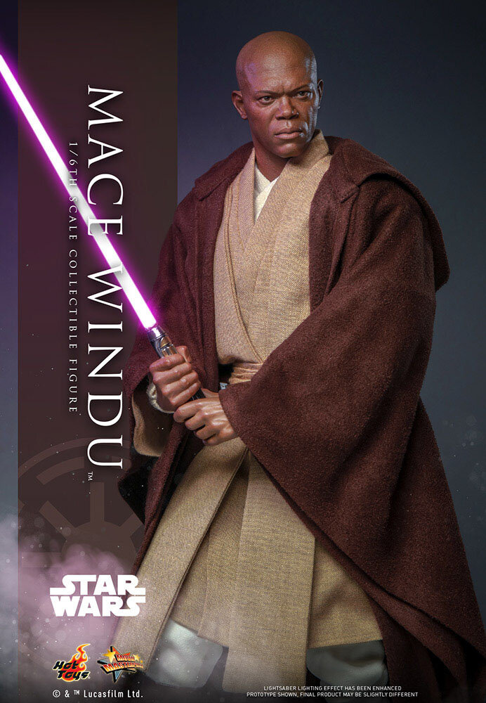 Hot Toys Star Wars: Episode II Action Figure 1/6 Mace Windu 32 cm Hot Toys Star Wars: Episode II Action Figure 1/6 Mace Windu 32 cm