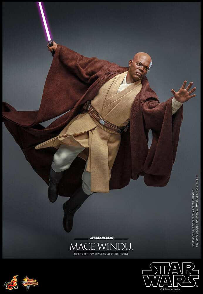 Hot Toys Star Wars: Episode II Action Figure 1/6 Mace Windu 32 cm Hot Toys Star Wars: Episode II Action Figure 1/6 Mace Windu 32 cm