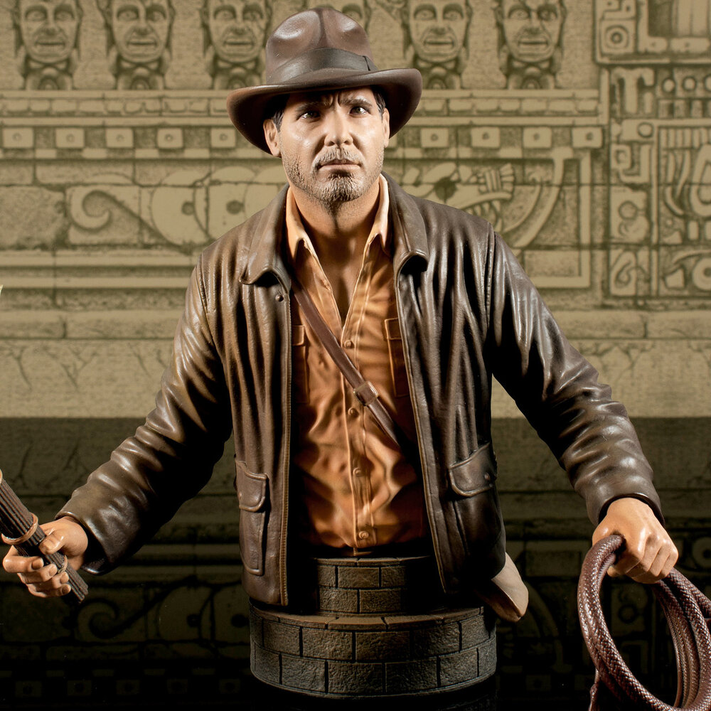 Gentle Giant Indiana Jones: Raiders of the Lost Ark Bust 1/6 Indiana Jones Variant SDCC 2023 Exclusive 15 cm Gentle Giant Indiana Jones: Raiders of the Lost Ark Bust 1/6 Indiana Jones Variant SDCC 2023 Exclusive 15 cm