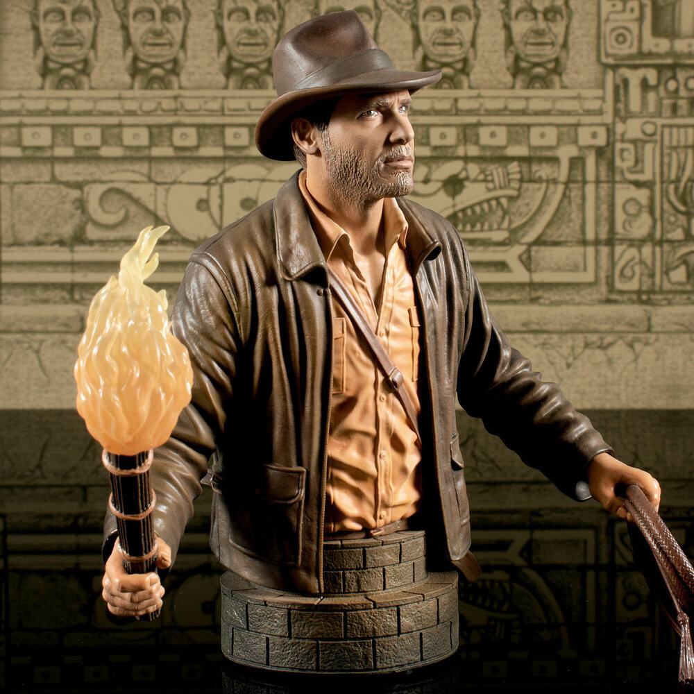 Gentle Giant Indiana Jones: Raiders of the Lost Ark Bust 1/6 Indiana Jones Variant SDCC 2023 Exclusive 15 cm Gentle Giant Indiana Jones: Raiders of the Lost Ark Bust 1/6 Indiana Jones Variant SDCC 2023 Exclusive 15 cm