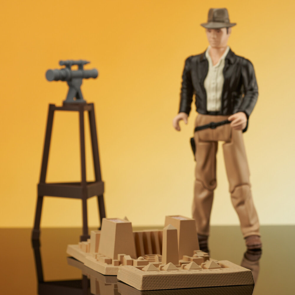 Gentle Giant Indiana Jones: Raiders of the Lost Ark Jumbo Vintage Kenner Action Figure Playset SDCC 2023 Exclusive 30 cm Gentle Giant Indiana Jones: Raiders of the Lost Ark Jumbo Vintage Kenner Action Figure Playset SDCC 2023 Exclusive 30 cm
