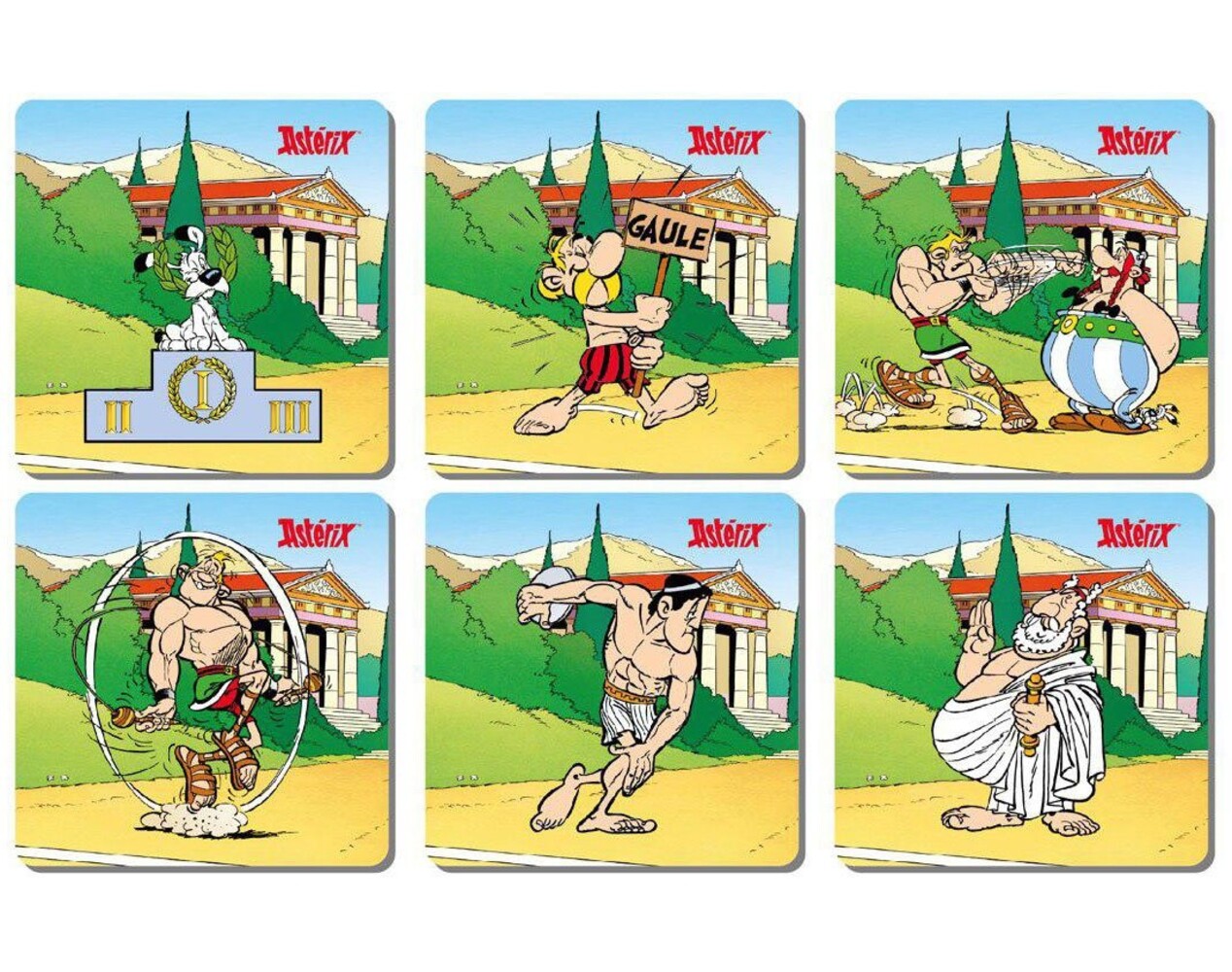 SD Toys Asterix & Obelix Olympic Games Coasters (6 pieces) SD Toys Asterix & Obelix Olympic Games Coasters (6 pieces)