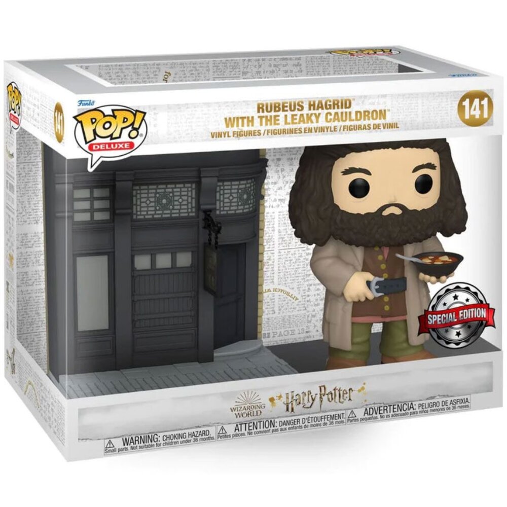 Funko Harry Potter POP! Movies Vinyl Figure Deluxe Leaky Cauldron with Hagrid #141 Funko Harry Potter POP! Movies Vinyl Figure Deluxe Leaky Cauldron with Hagrid #141