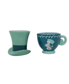 Half Moon Bay Disney Alice in Wonderland Mad Hatter Salt and Pepper Shakers Set Half Moon Bay Disney Alice in Wonderland Mad Hatter Salt and Pepper Shakers Set