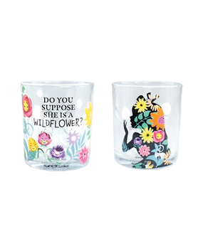 Half Moon Bay Disney Alice in Wonderland Set of 2 Glasses Half Moon Bay Disney Alice in Wonderland Set of 2 Glasses