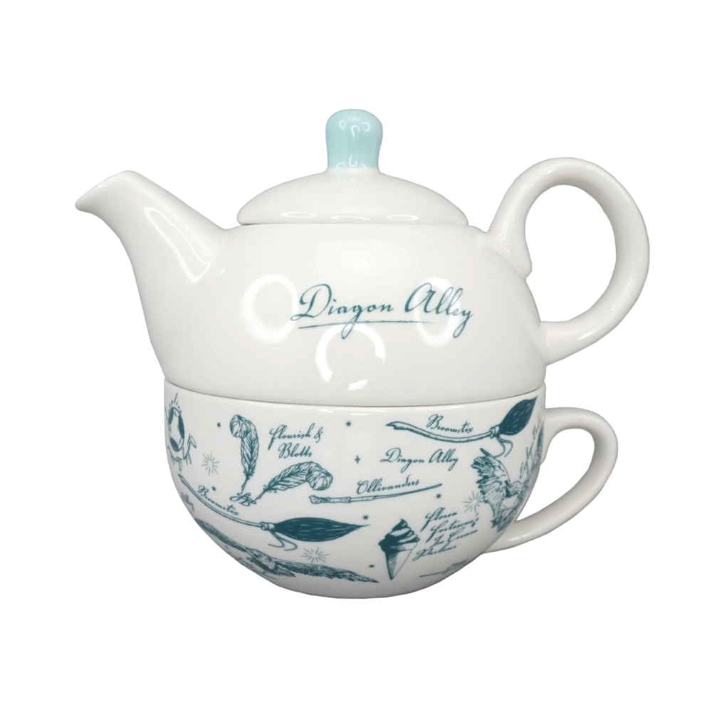 Harry Potter Diagon Alley Tea For One Teapot Fantasy