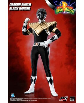 Threezero Mighty Morphin Power Rangers FigZero Action Figure 1/6 Dragon Shield Black Ranger 35 cm Threezero Mighty Morphin Power Rangers FigZero Action Figure 1/6 Dragon Shield Black Ranger 35 cm
