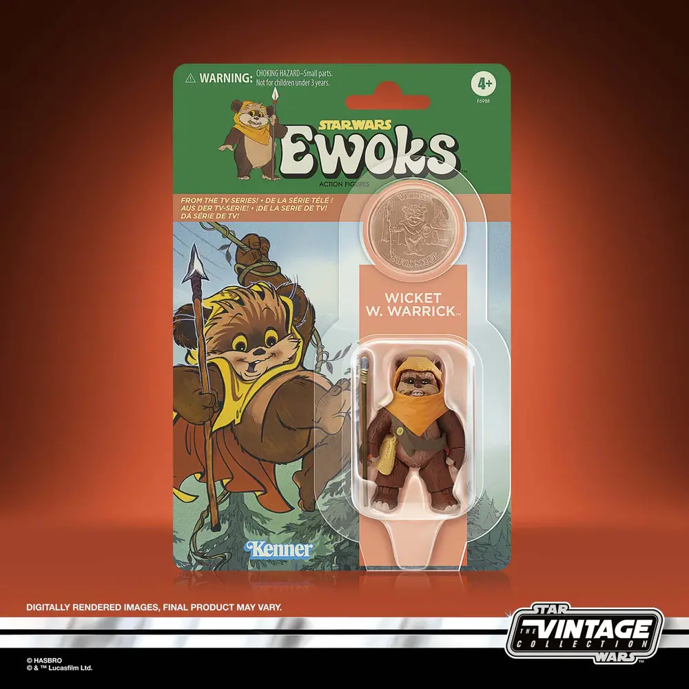 Hasbro Star Wars: Ewoks Vintage Collection Action Figures Wicket W Warrick & Kneesaa 10 cm Hasbro Star Wars: Ewoks Vintage Collection Action Figures Wicket W Warrick & Kneesaa 10 cm