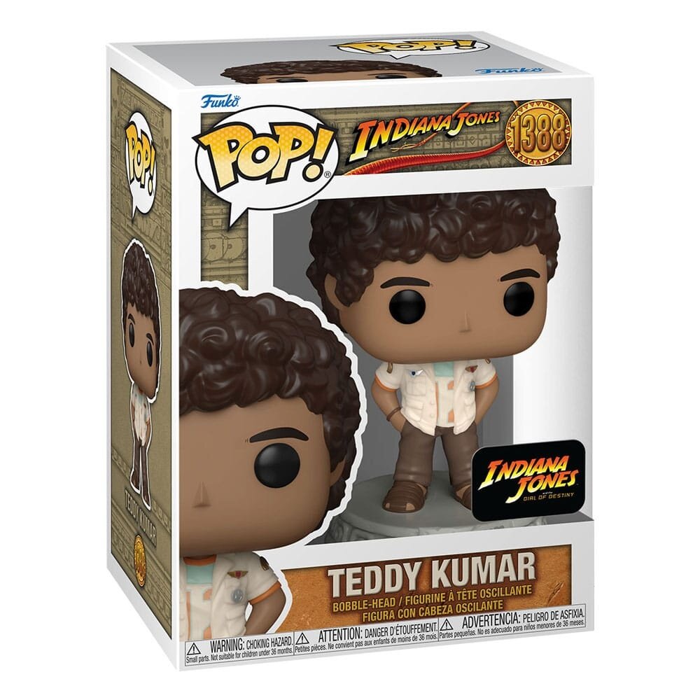 Funko Indiana Jones 5 POP! Movies Vinyl Figure Teddy Kumar #1388 Funko Indiana Jones 5 POP! Movies Vinyl Figure Teddy Kumar #1388