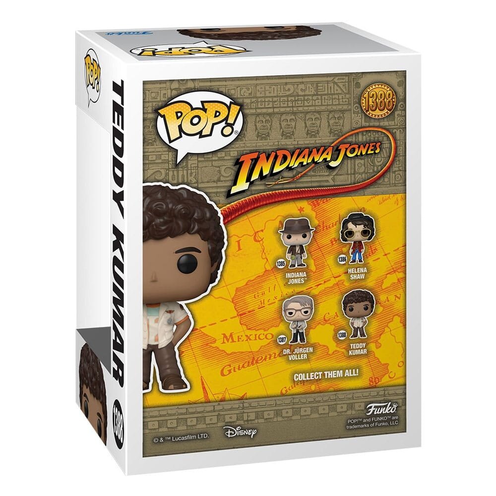 Funko Indiana Jones 5 POP! Movies Vinyl Figure Teddy Kumar #1388 Funko Indiana Jones 5 POP! Movies Vinyl Figure Teddy Kumar #1388