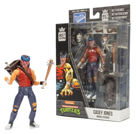 The Loyal Subjects Teenage Mutant Ninja Turtles BST AXN Action Figure Casey Jones Urban Legends 13 cm The Loyal Subjects Teenage Mutant Ninja Turtles BST AXN Action Figure Casey Jones Urban Legends 13 cm