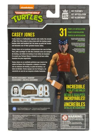 The Loyal Subjects Teenage Mutant Ninja Turtles BST AXN Action Figure Casey Jones Urban Legends 13 cm The Loyal Subjects Teenage Mutant Ninja Turtles BST AXN Action Figure Casey Jones Urban Legends 13 cm