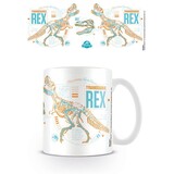 Pyramid International Jurassic World Fallen Kingdom T-Rex Stats Mug Pyramid International Jurassic World Fallen Kingdom T-Rex Stats Mug
