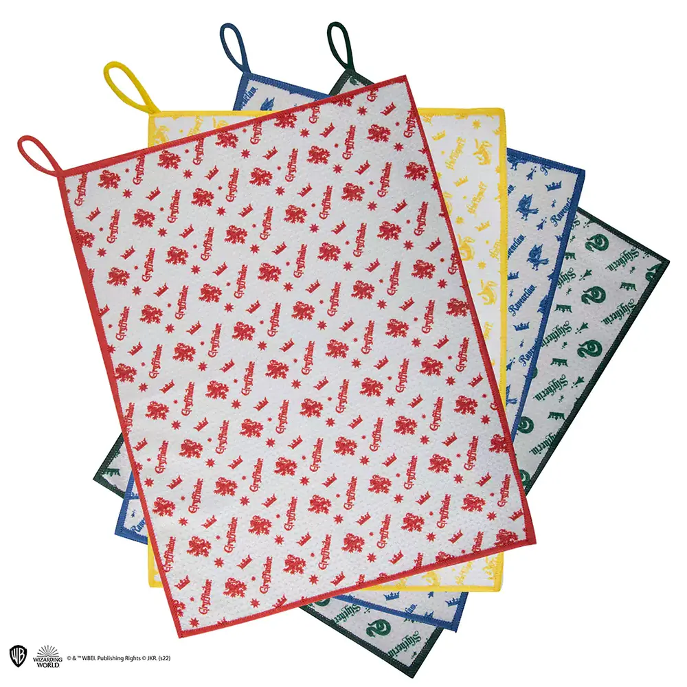 Cinereplicas Harry Potter Set of 4 Kitchen Rags Cinereplicas Harry Potter Set of 4 Kitchen Rags