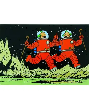 Tintinimaginatio Tintin Magnet Thomson & Thompson on the Moon Tintinimaginatio Tintin Magnet Thomson & Thompson on the Moon