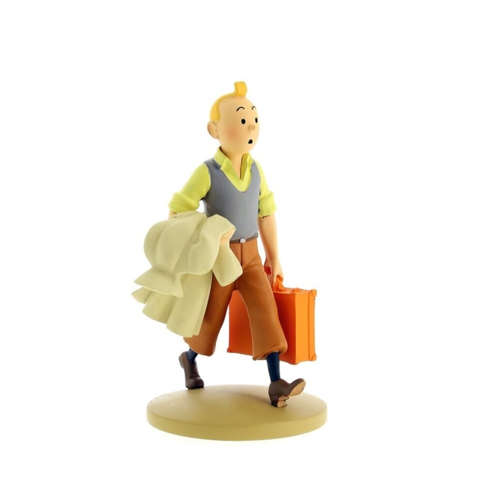 Tintinimaginatio Tintin Statuette On the Road 12 cm