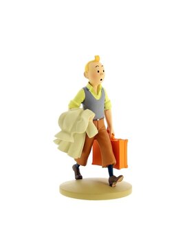 Tintinimaginatio Tintin Statuette En Route 12 cm Tintinimaginatio Tintin Statuette En Route 12 cm