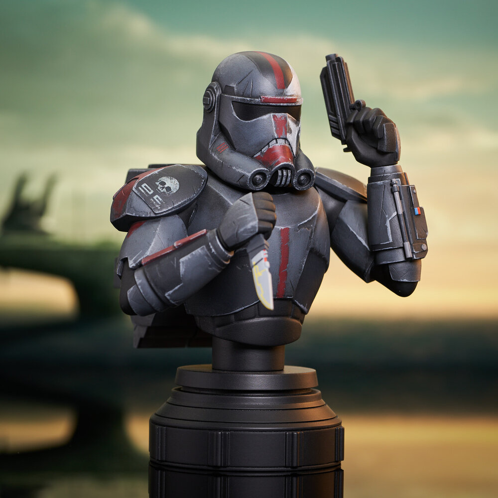 Gentle Giant Star Wars The Clone Wars Bust 1/7 Hunter 15 cm Gentle Giant Star Wars The Clone Wars Bust 1/7 Hunter 15 cm