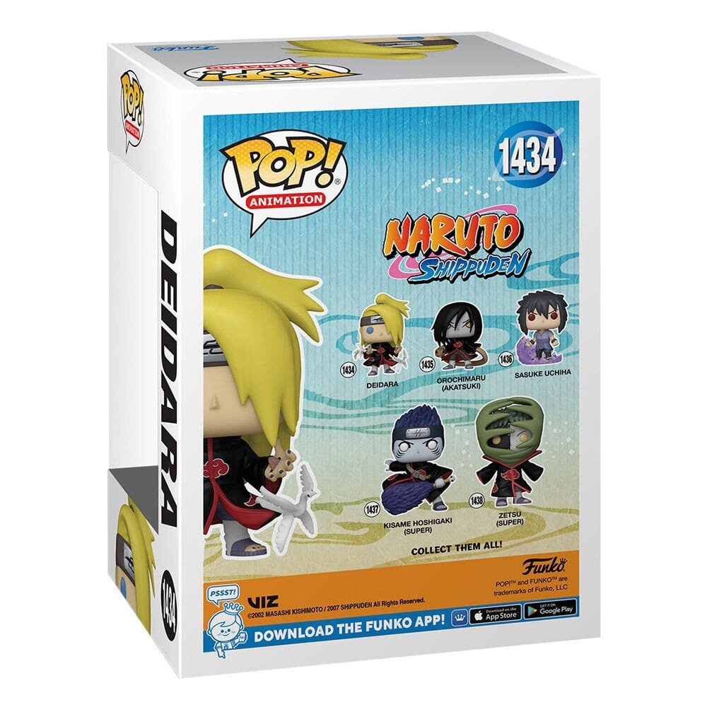 Funko Naruto Pop! Animation Vinyl Figure Deidara #1434 Funko Naruto Pop! Animation Vinyl Figure Deidara #1434