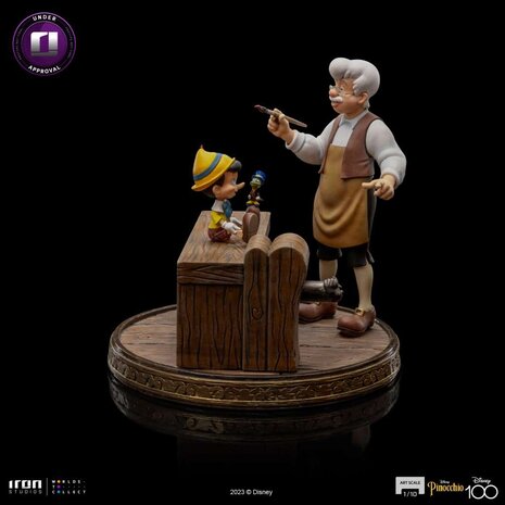 DISNEY - Pinocchio - Statuette Art Scale 1/10 16cm : :  Figurine Iron Studios DISNEY