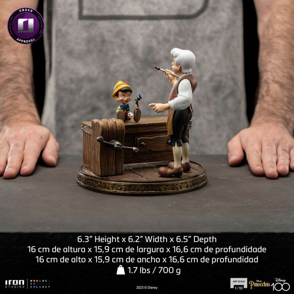 Iron Studios Disney Art Scale Statue 1/10 Pinocchio 16 cm Iron Studios Disney Art Scale Statue 1/10 Pinocchio 16 cm