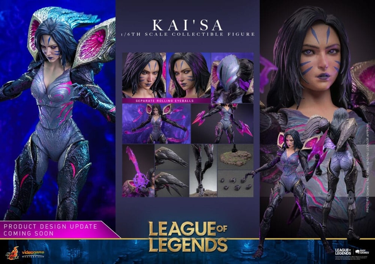 Hot Toys League of Legends Video Game Masterpiece Action Figure 1/6 Kai'Sa 29 cm Hot Toys League of Legends Video Game Masterpiece Action Figure 1/6 Kai'Sa 29 cm