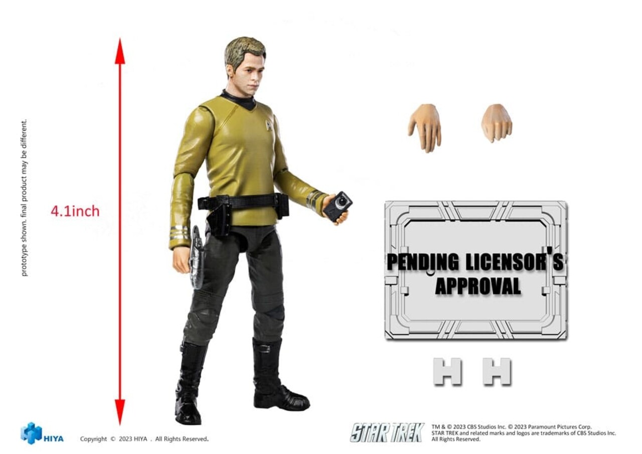 Hiya Toys Star Trek Exquisite Mini Action Figure 1/18 Star Trek 2009 Kirk 10 cm Hiya Toys Star Trek Exquisite Mini Action Figure 1/18 Star Trek 2009 Kirk 10 cm