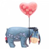 Disney Traditions Winnie the Pooh Eeyore  with a heart balloon 21 cm