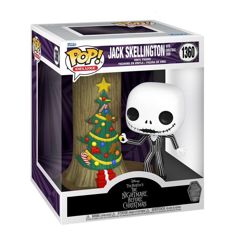 Funko Nightmare before Christmas 30th POP! Deluxe Vinyl Figure Jack w/C.Town Door #1360 Funko Nightmare before Christmas 30th POP! Deluxe Vinyl Figure Jack w/C.Town Door #1360