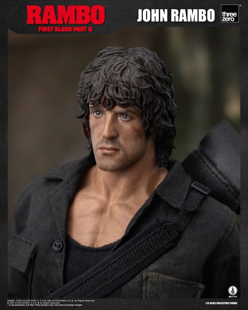 Threezero Rambo: First Blood II Action Figure 1/6 John Rambo 30 cm Threezero Rambo: First Blood II Action Figure 1/6 John Rambo 30 cm